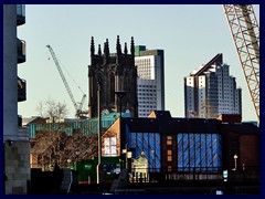 Skyline with the Minster from Leeds Dock